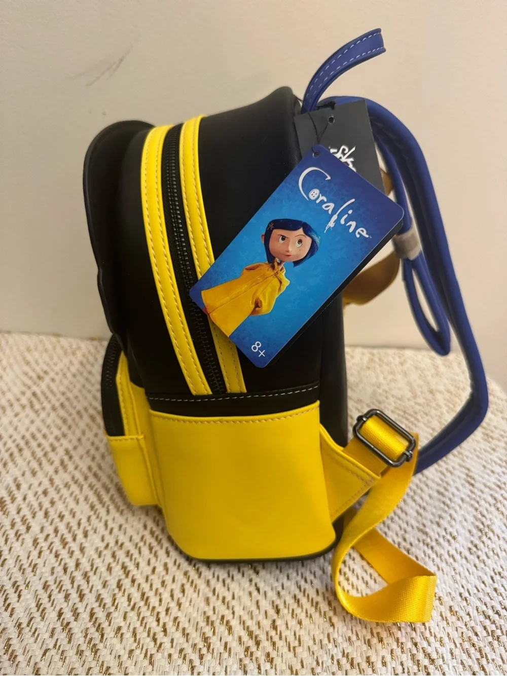 NEW- Coraline Rain coat Loungefly Mini Backpack